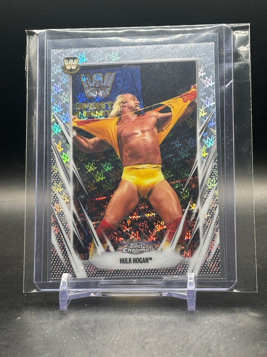 2026 Topps Chrome WWE Hulk Hogan Logofractor