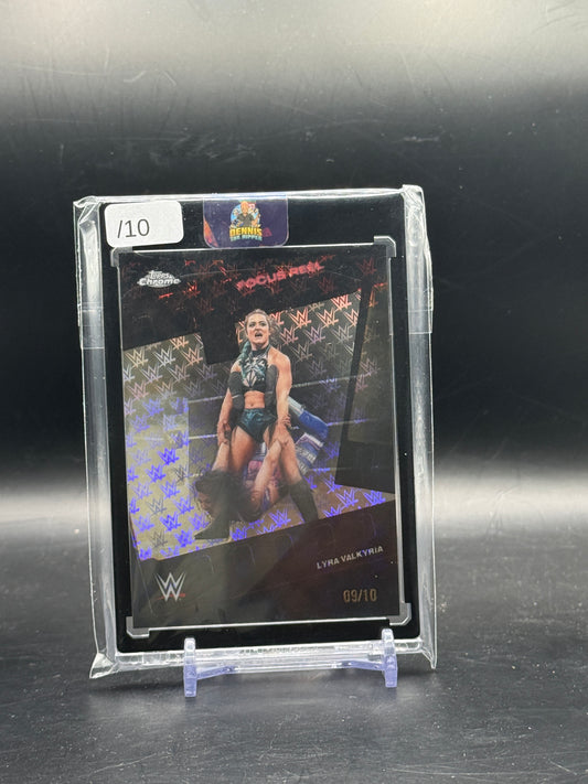 2026 Topps Chrome Logofractor WWE Lyra Valkyria Black Focus Reel 09/10