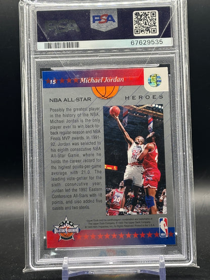 1992 Upper Deck Michael Jordan All Star Weekend PSA 8 67629535