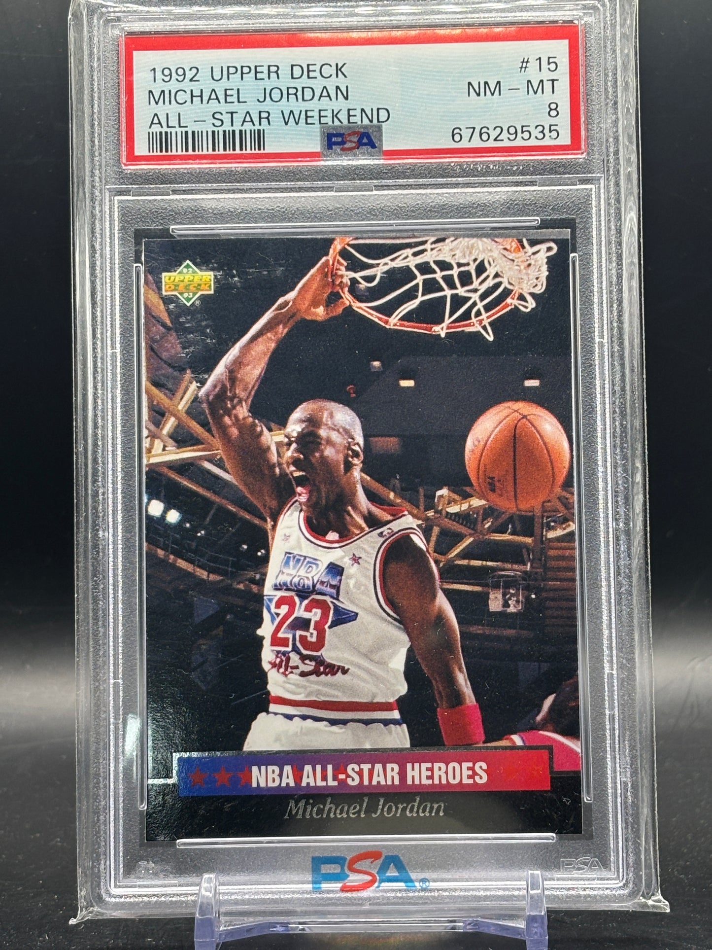 1992 Upper Deck Michael Jordan All Star Weekend PSA 8 67629535