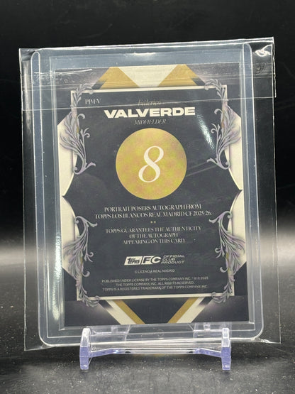 2025-26 Topps Los Blancos Real Madrid Valverde Auto