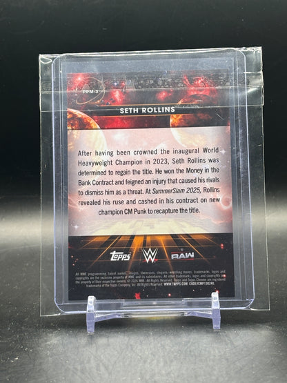 2026 Topps Chrome Cosmic WWE Seth Rollins Mercury