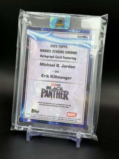 2025 Topps Chrome Marvel Studios Michael B. Jordan Erik Killmonger Auto 17/25
