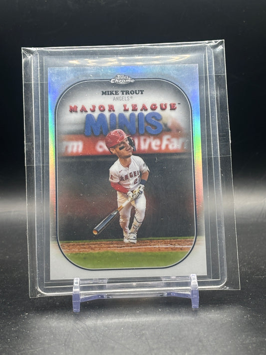 2025 Topps Chrome MLB Mike Trout Angels Minis
