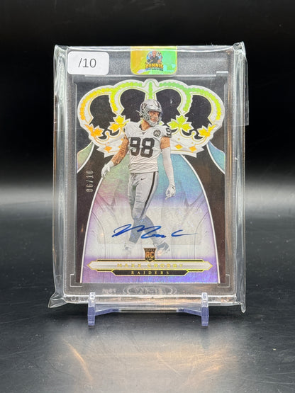 2019 Panini Crown Royale Maxx Crosby Rookie Auto 6/10