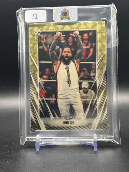 2026 Topps Chrome WWE Jimmy Uso Superfractor 1/1