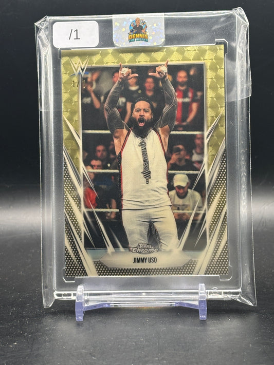 2026 Topps Chrome WWE Jimmy Uso Superfractor 1/1