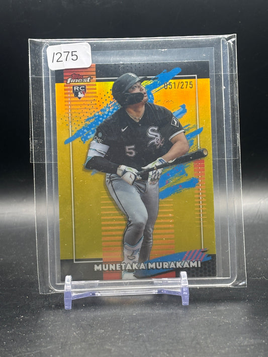 2026 Topps Finest MLB Munetaka Murakami Chicago White Sox Yellow 051/275
