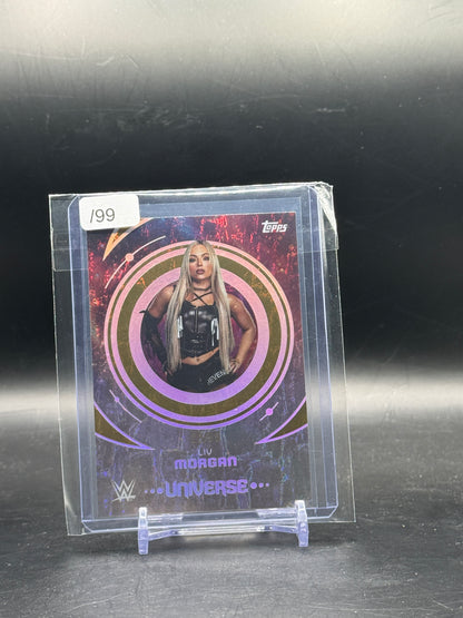 2025 Topps Universe WWE Liv Morgan Raw 28/99