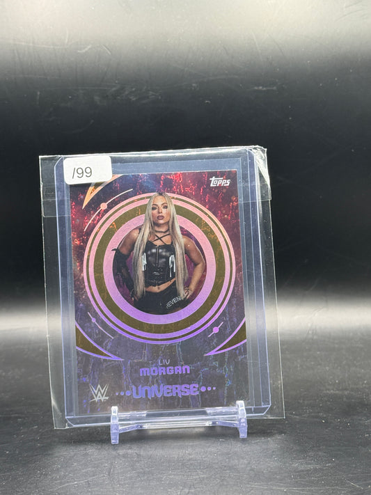 2025 Topps Universe WWE Liv Morgan Raw 28/99