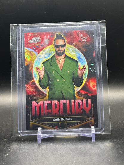 2026 Topps Chrome Cosmic WWE Seth Rollins Mercury