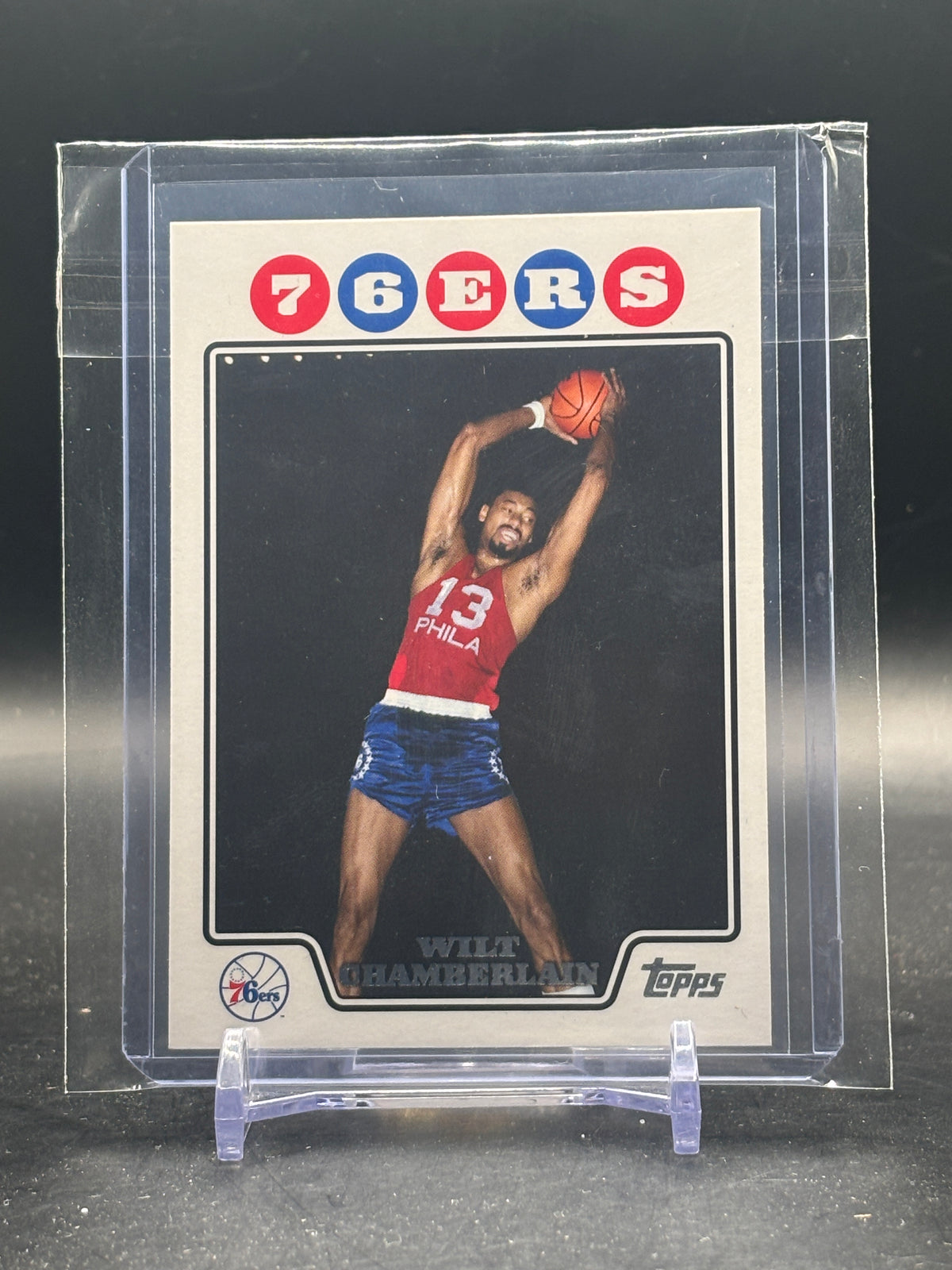 2008 Topps Wilt Chamberlain Philadelphia 76ers Nr. 191