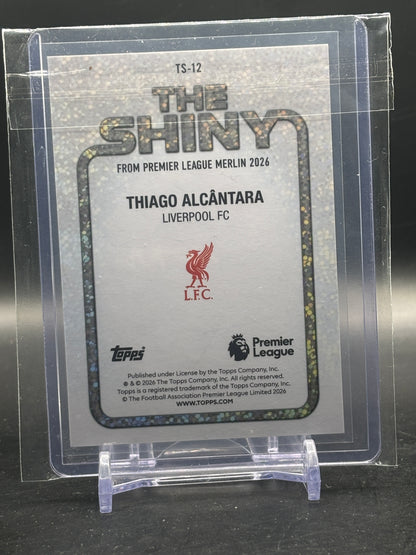 2026 Topps Merlin Premier League Thiago Alcantara Liverpool FC The Shiny