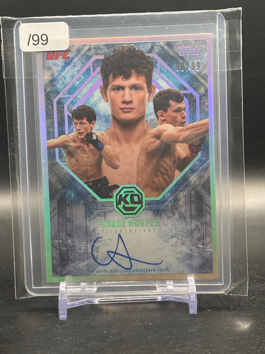 2026 Topps Knockout UFC Chase Hooper Auto 98/99
