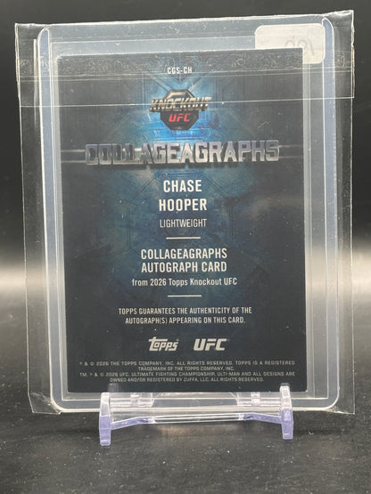 2026 Topps Knockout UFC Chase Hooper Auto 98/99