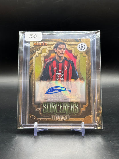 2023/24 Topps Merlin Filippo Inzaghi Auto 28/50