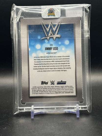 2026 Topps Chrome WWE Jimmy Uso Superfractor 1/1