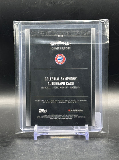 2023-24 Topps Midnight Bundesliga Harry Kane FC Bayern München Celestial Symphony Auto 11/25