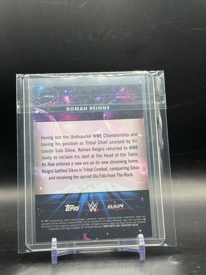 2026 Topps Chrome Cosmic WWE Roman Reigns Sun