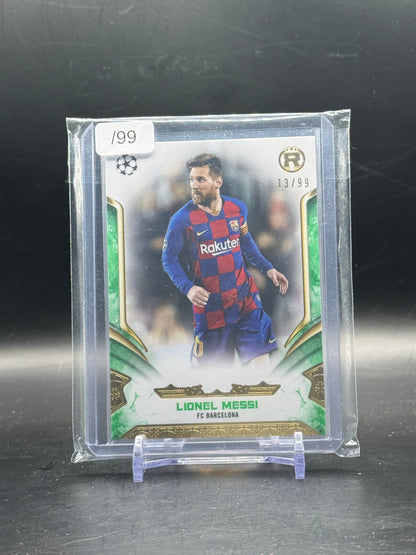2024-25 Topps Reverence UCC Lionel Messi FC Barcelona Green Variation 13/99
