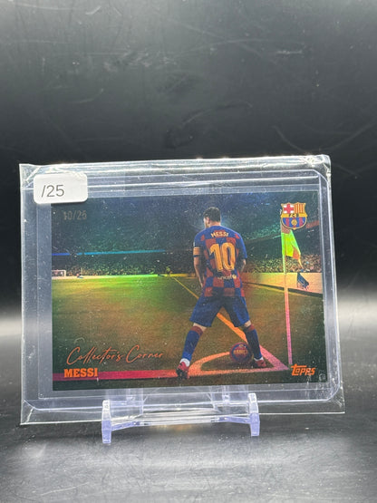 2025-26 Topps FC Barcelona Team Set Lionel Messi Collectors Corner 10/25