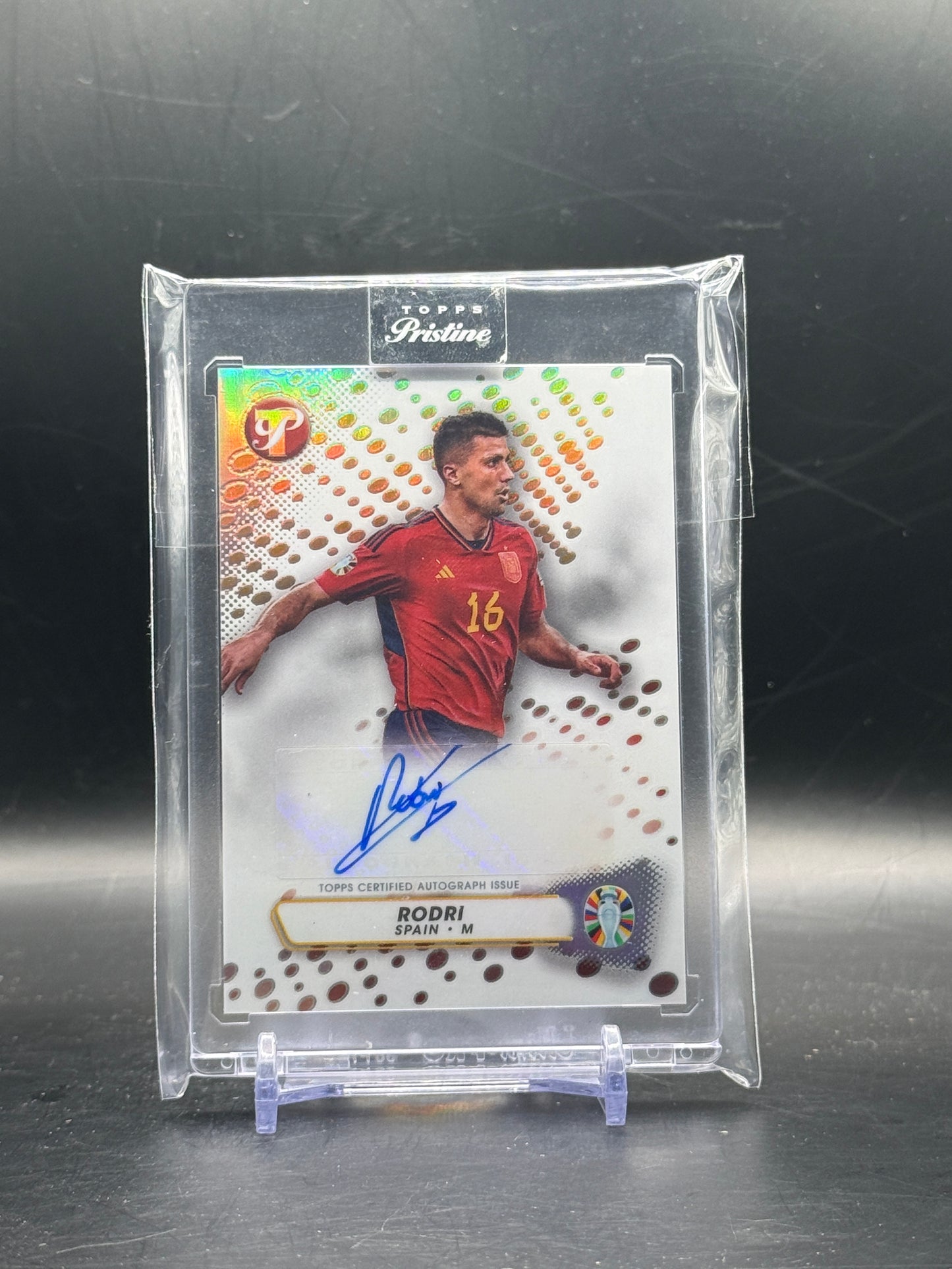 2023 Topps Pristine Euro 2024 Rodri Spain Auto