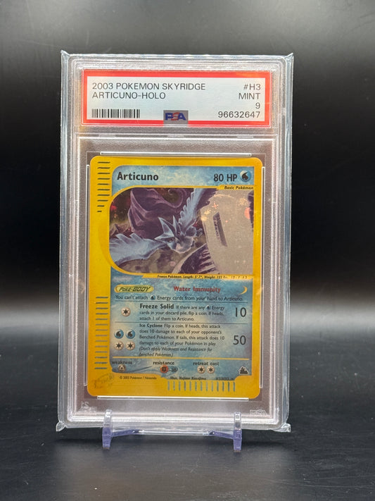 2003 Pokemon Skyridge Articuno-Holo PSA 9 96632647