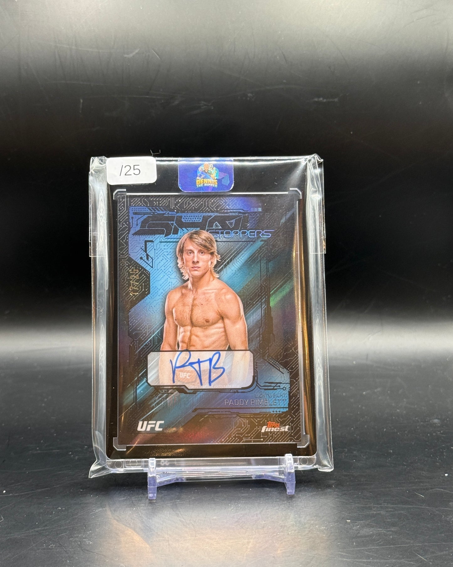 2025 Topps Finest UFC Paddy Pimblett Auto 17/25