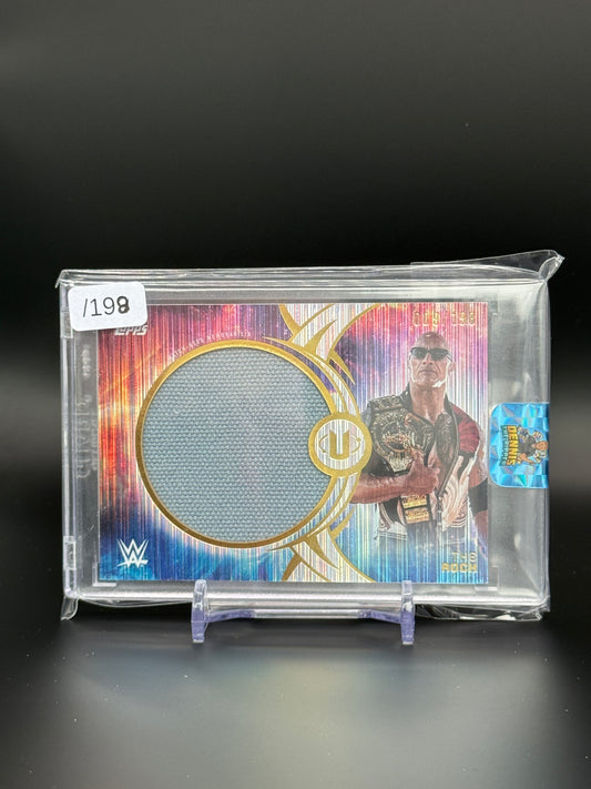 2025 Topps Universe WWE The Rock Jumbo Patch 09/198