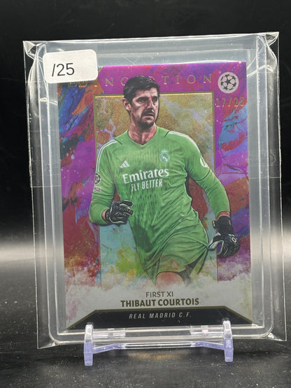 2024-25 Topps Inception UCC Thibaut Courtois Real Madrid C.F First XI 17/25
