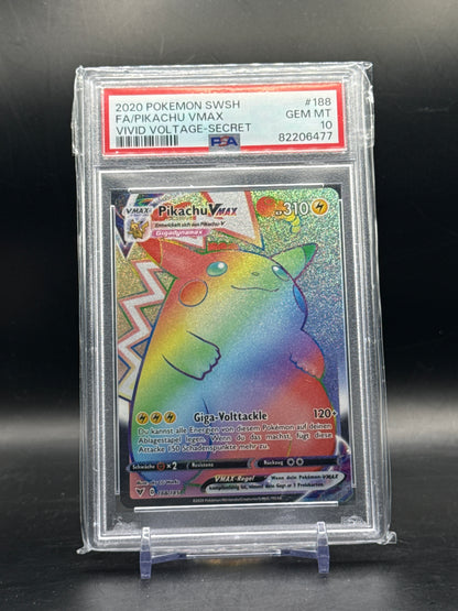 Pokemon Pikachu VMAX (VIV 188) PSA 10 82206477