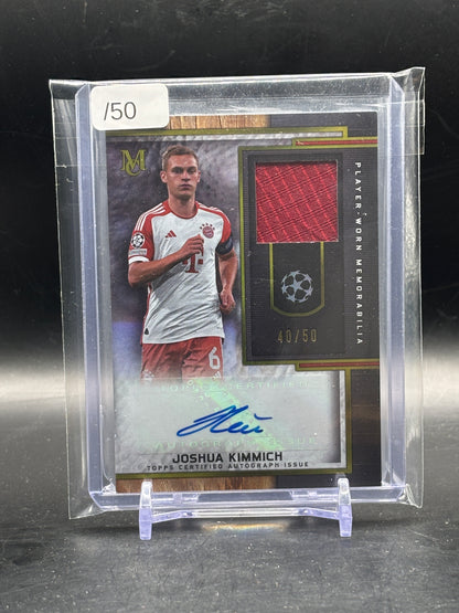 2023-24 Topps Museum UCC Joshua Kimmich FC Bayern München Patch Auto 40/50
