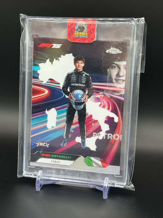 2025 Topps Chrome F1 Kimi Antonelli Mercedes Neon Nations