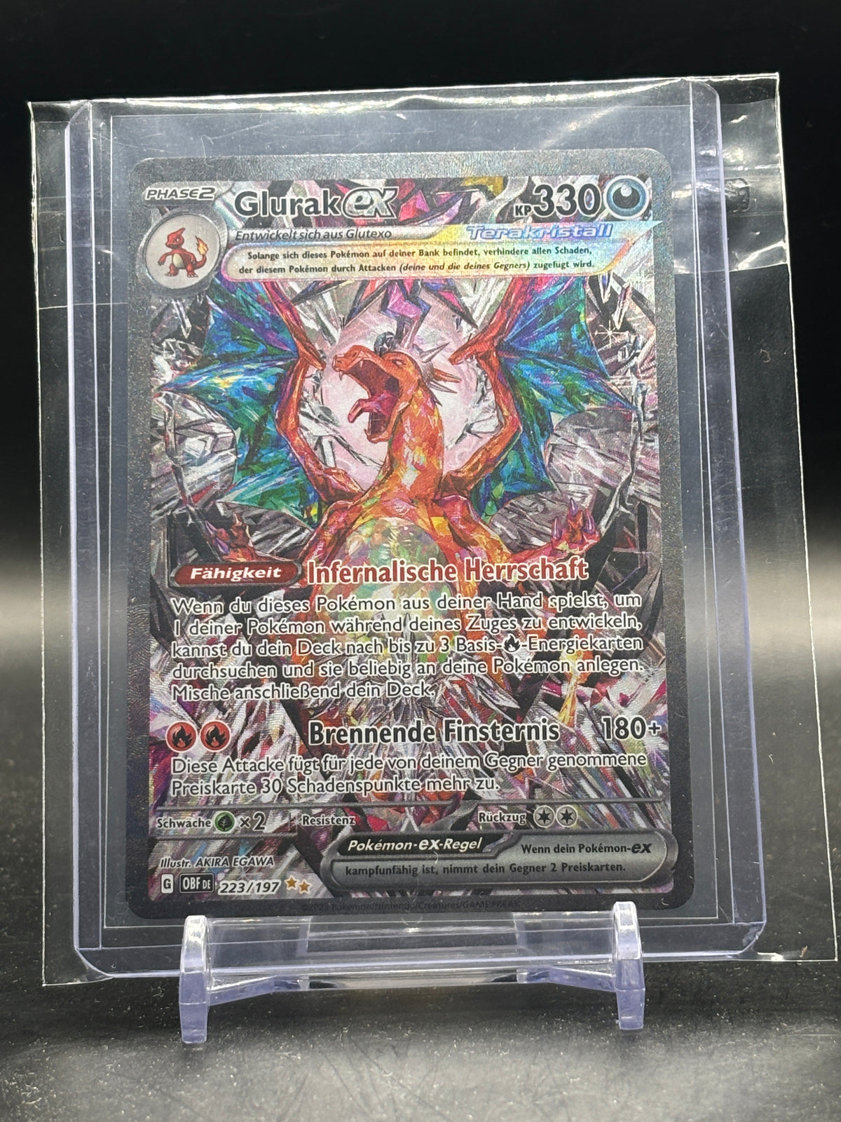 Pokemon Glurak ex (OBF 223)
