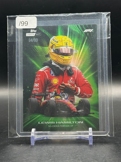 2026 Topps Lights Out Lewis Hamilton Ferrari Radiance 94/99