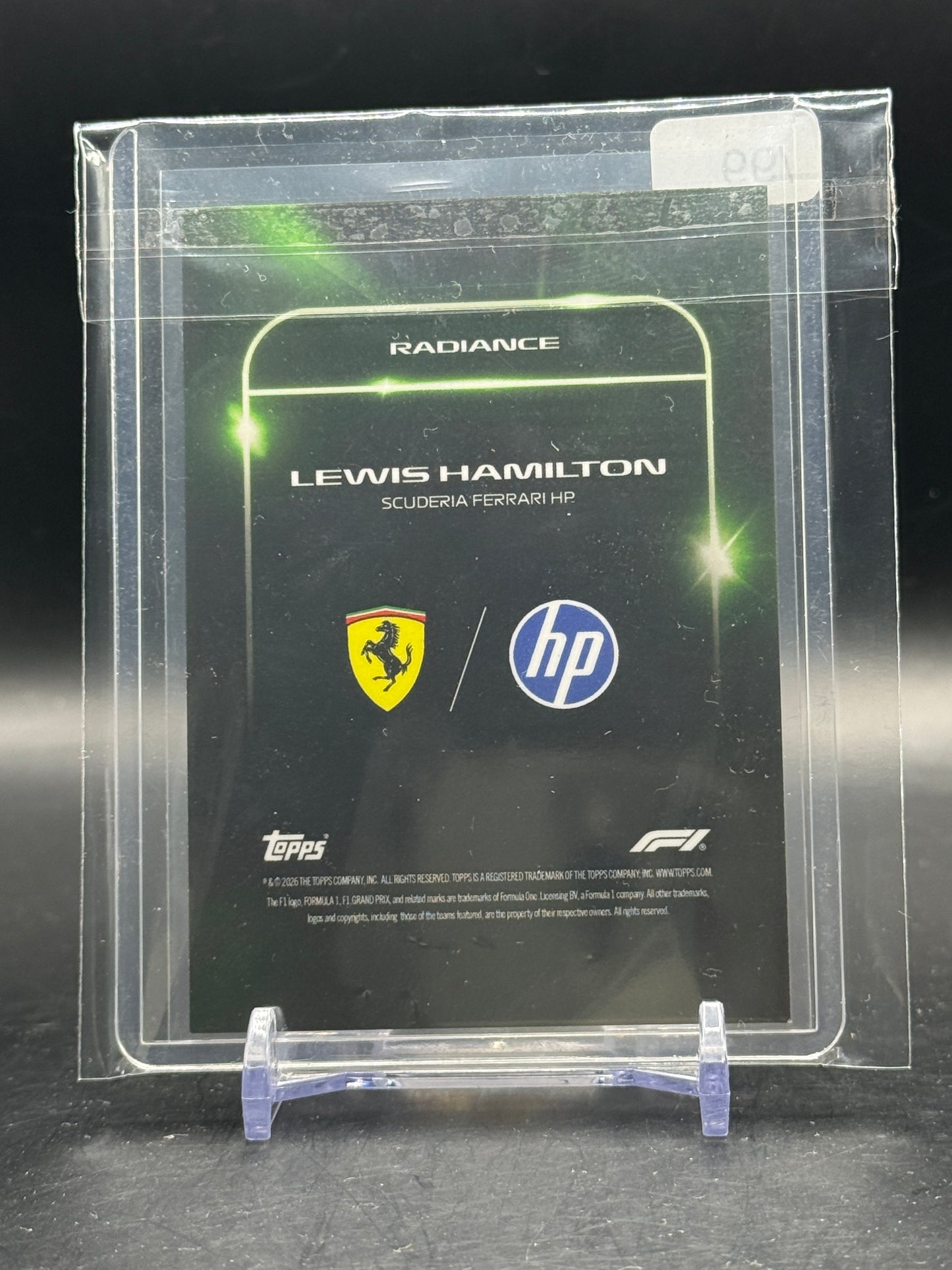 2026 Topps Lights Out Lewis Hamilton Ferrari Radiance 94/99