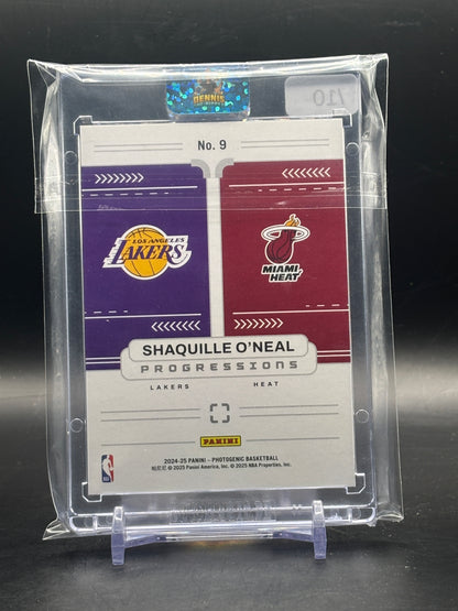 2024-25 Panini Photogenic NBA Shaquille O´Neal Lakers / Heat Gold Progressions 01/10