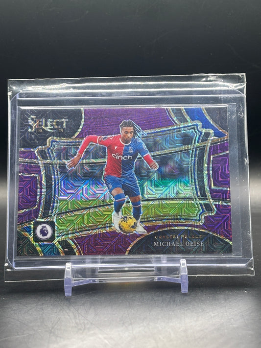 2023-24 Panini Select Premier Leauge Michael Olise Crystal Palace Purple Mojo