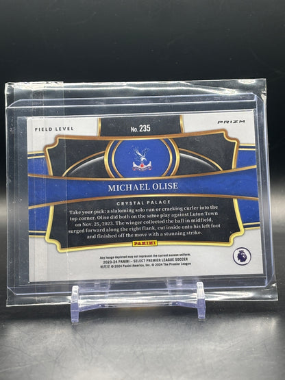 2023-24 Panini Select Premier Leauge Michael Olise Crystal Palace Purple Mojo