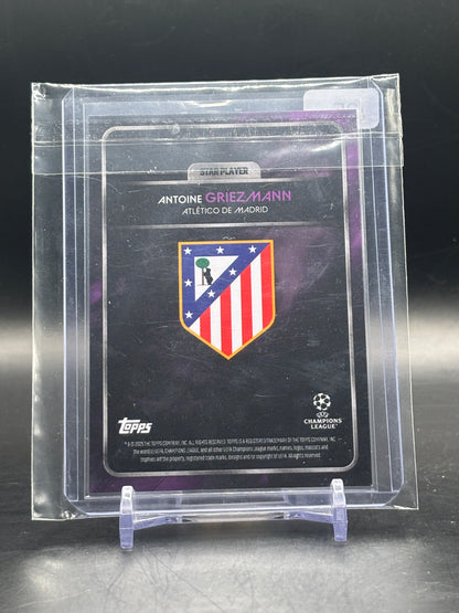 2024-25 Topps Knockout UCC Antoine Griezmann Atletico de Madrid Purple 16/25