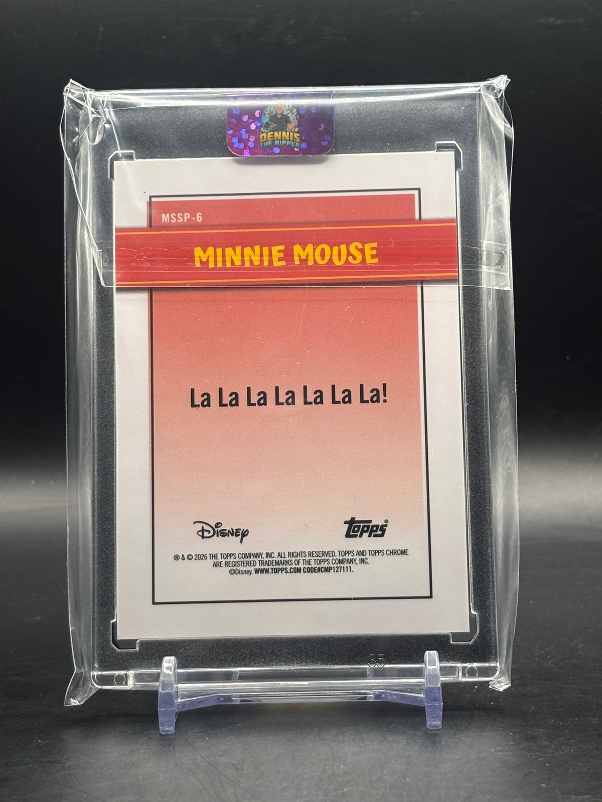 2026 Topps Neon Disney Minnie Mouse Black 02/10