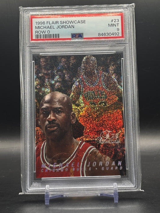 1996 Flair Showcase Michael Jordan Chicago Bulls Row 0 PSA 9 84630492