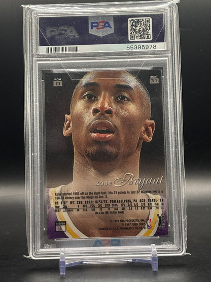 1996 Flair Showcase Kobe Bryant Los Angeles Lakers Row 0 PSA 9 55395978