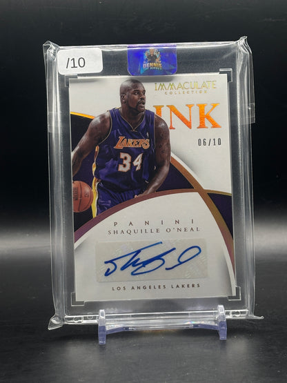 2014-15 Panini Immaculate NBA Shaquille O´Neal Los Angeles Lakers Gold Auto 06/10