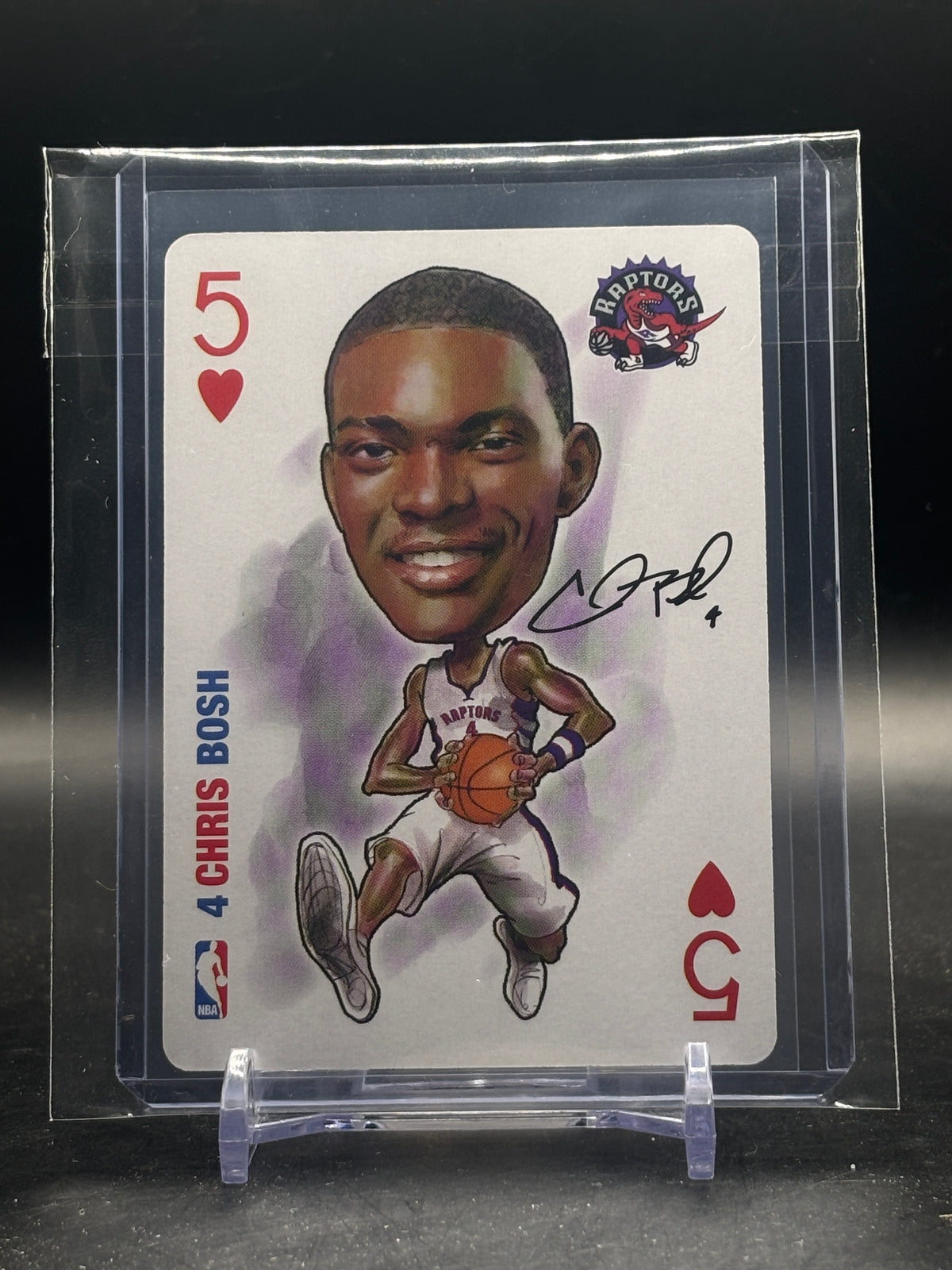 2006 All Pro Sports Cards Chris Bosh Toronto Raptors Hearts 5