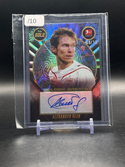 2025-26 Topps Gold Bundesliga Alexander Hleb VFB Stuttgart Balck Auto 08/10