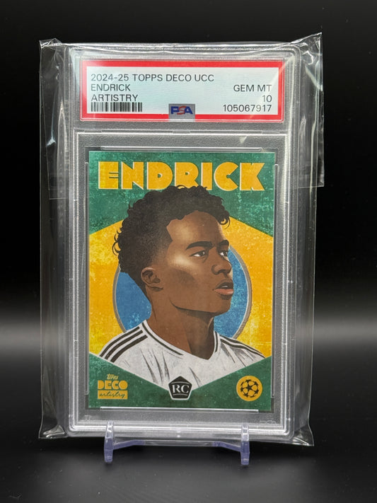 2024-25 Topps Deco UCC Endrick Real Madrid Artistry PSA 10 105067917