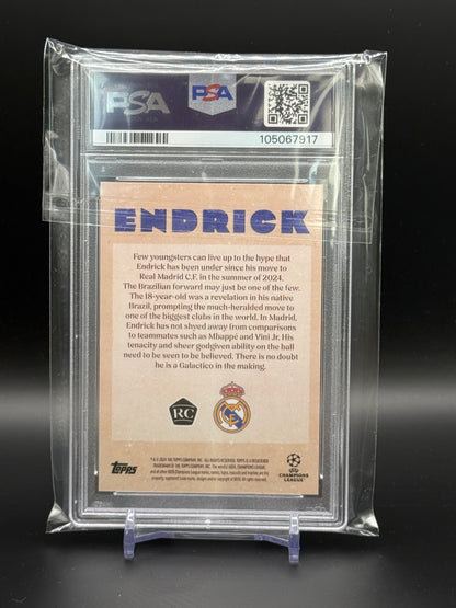 2024-25 Topps Deco UCC Endrick Real Madrid Artistry PSA 10 105067917
