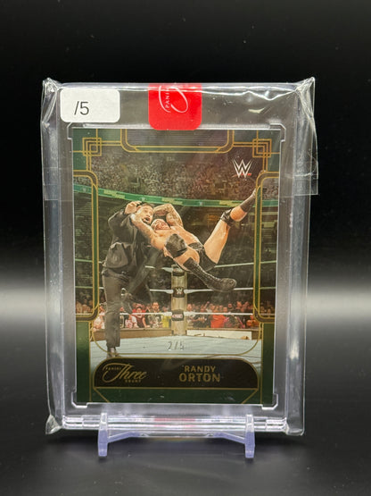 2024 Panini Three Count WWE Randy Orton Green 2/5