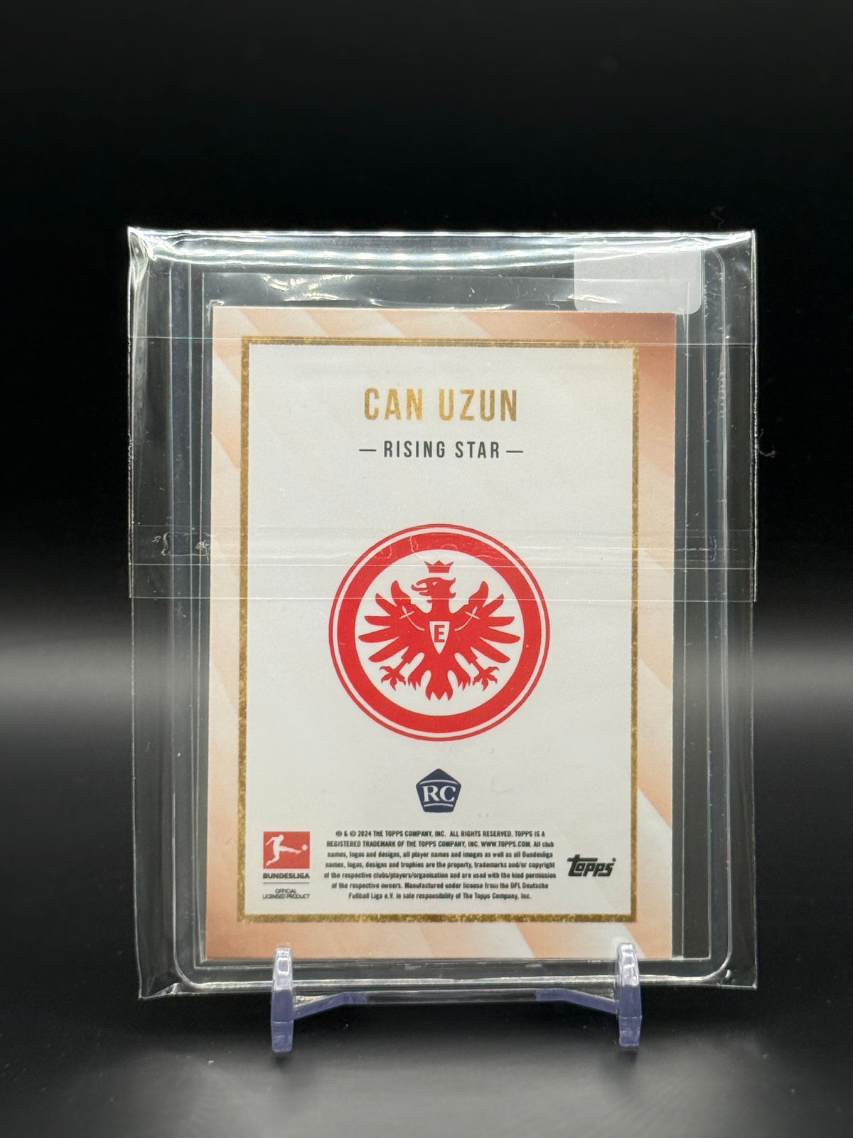 2024-25 Topps Summer Signings Bundesliga Can Uzun Eintracht Frankfurt Orange Auto 38/49